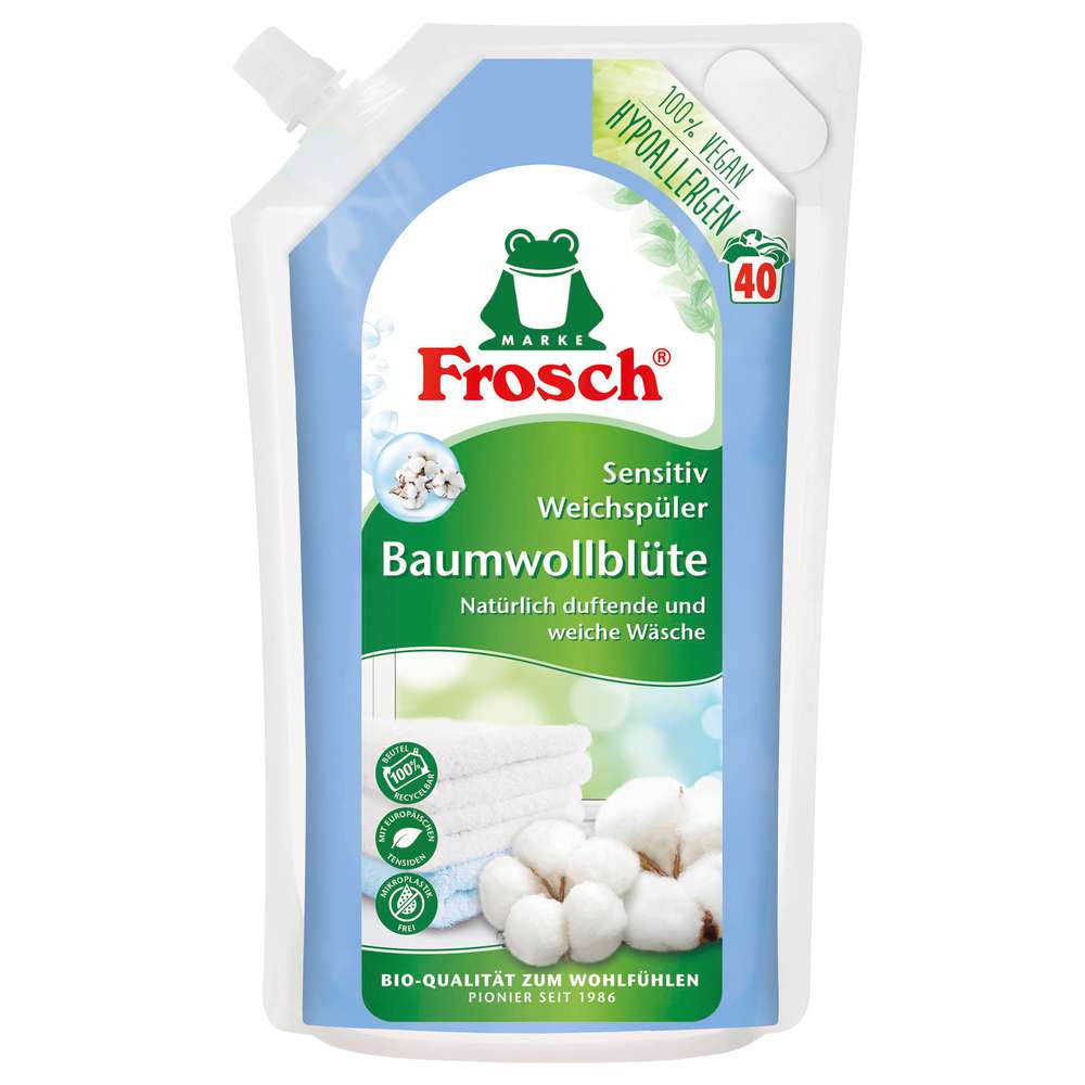 Produktabbildung Frosch Weichspüler, Baumwollblüten