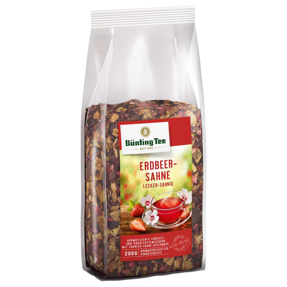 Produktabbildung Bünting Tee Früchtetee, Erdbeer-Sahne