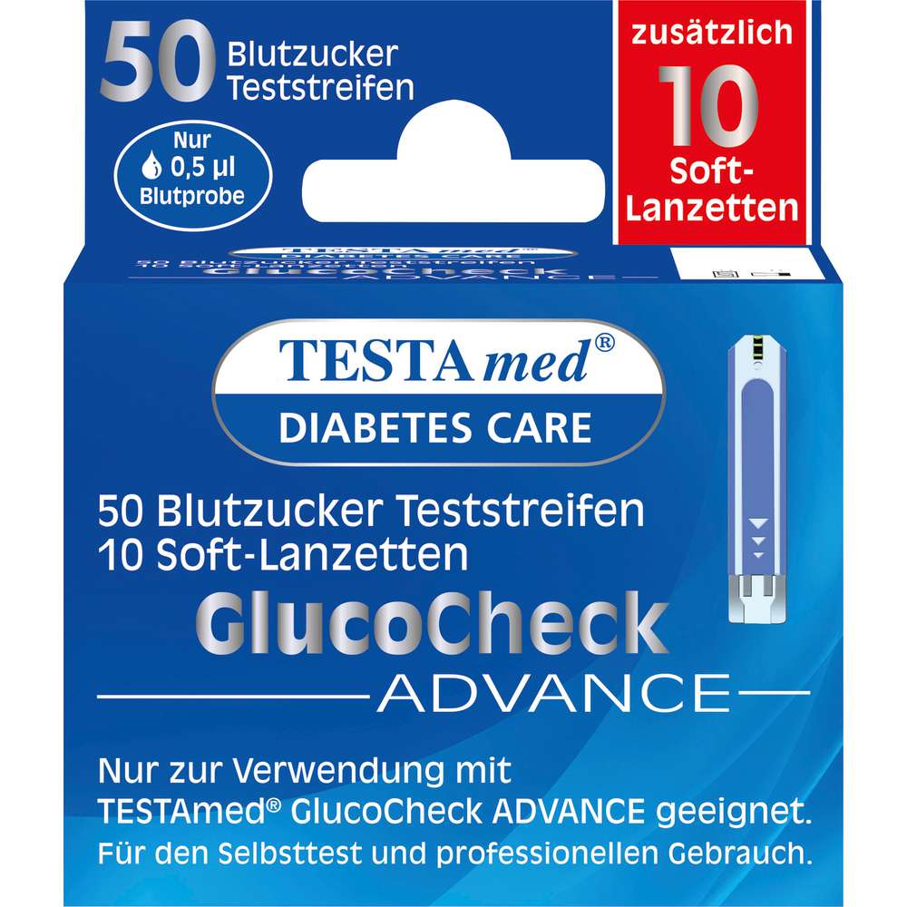 Produktabbildung Testamed Blutzuckerteststreifen