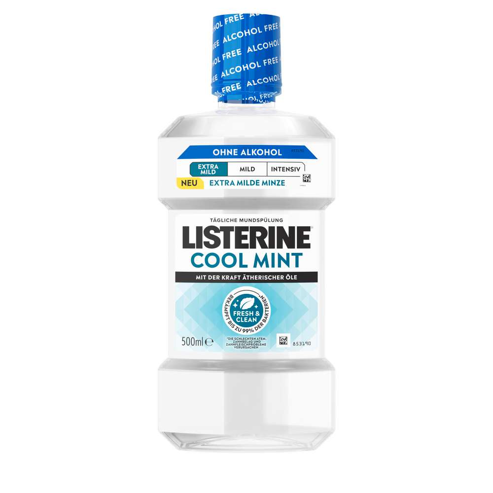 Produktabbildung Listerine Mundspülung Cool Mint Extra Mild