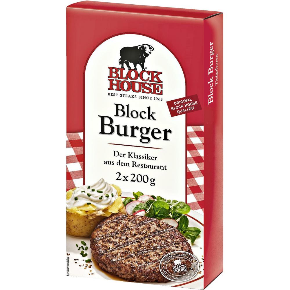 Produktabbildung keine Marke Block House  Burger, 2 x 200 g