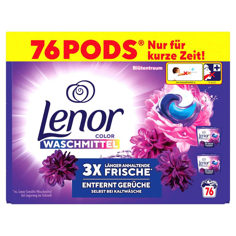 Produktabbildung Lenor Color-Waschmittel-Caps, Blütentraum