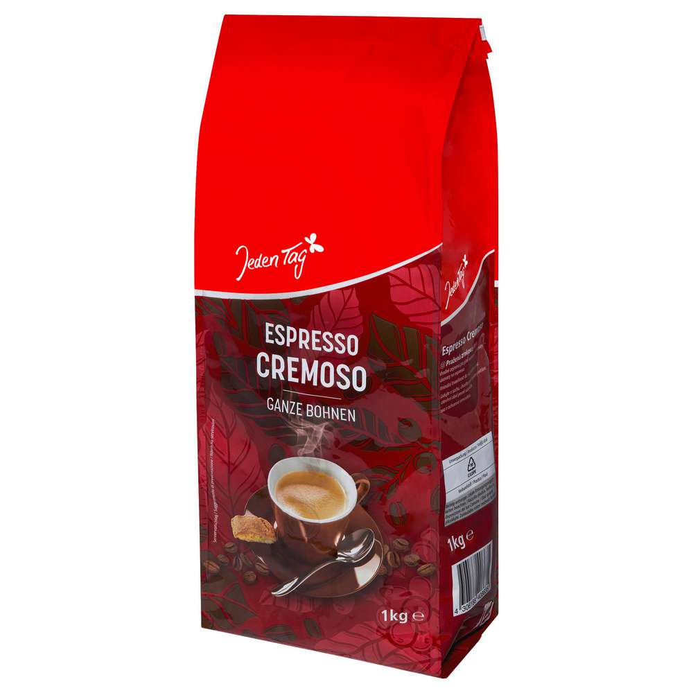 Produktabbildung Jeden Tag Espresso, ganze Bohnen