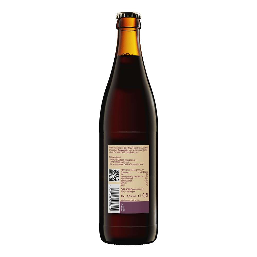 Produktabbildung Oettinger Malzbier
