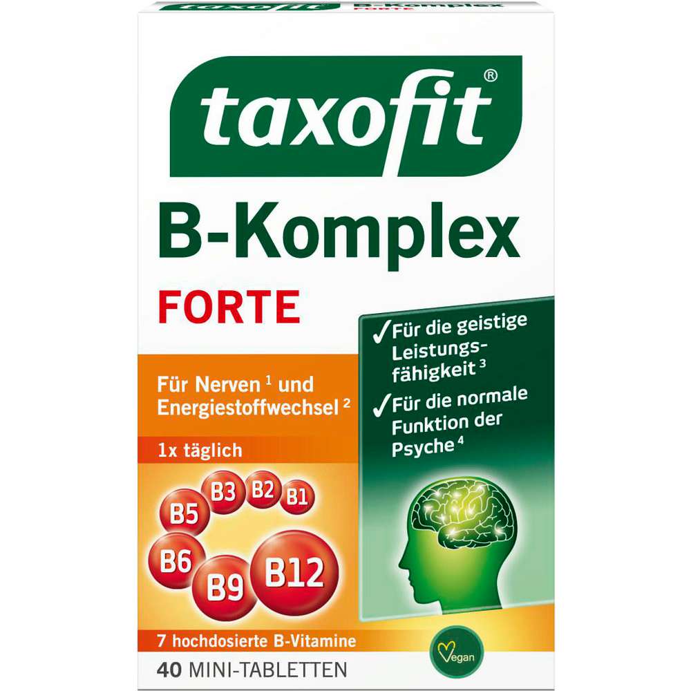 Produktabbildung Taxofit B-Komplex Forte, vegan
