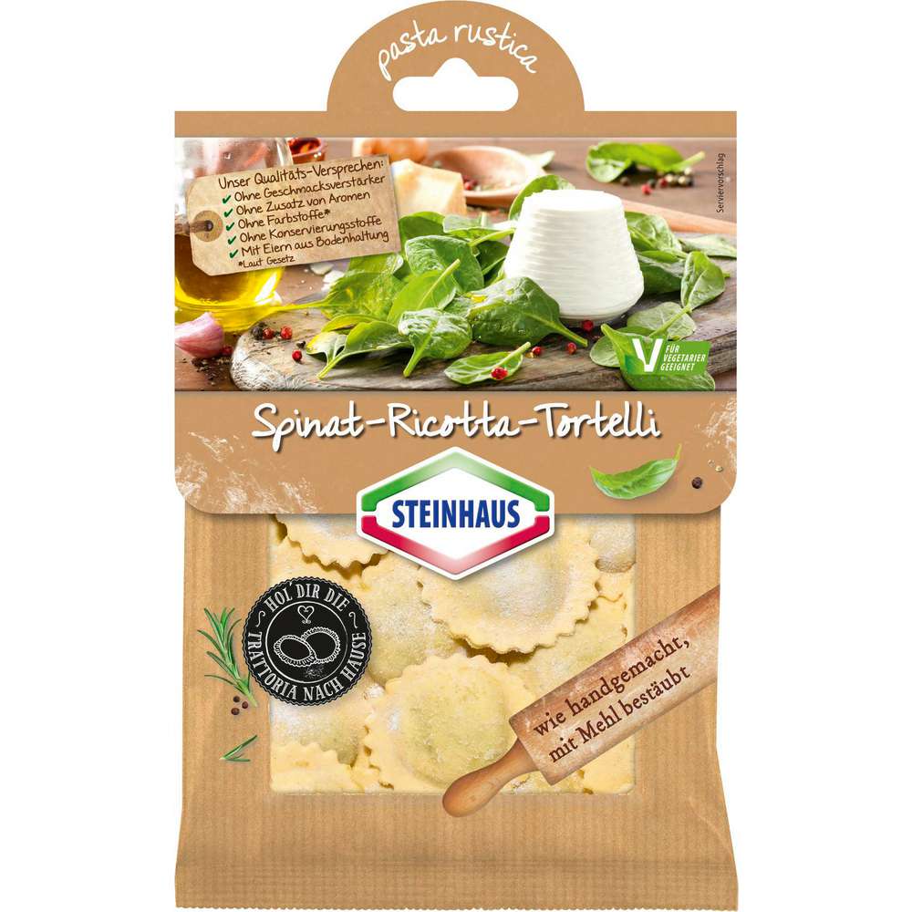Produktabbildung Steinhaus Tortelli, Spinat Ricotta