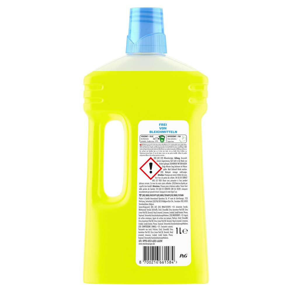 Produktabbildung Meister Proper Schmutz-und Fett Reiniger, Citrusfrische