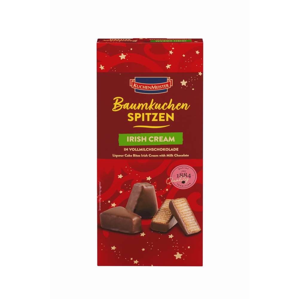 Produktabbildung KuchenMeister Baumkuchen-Spitzen, Irish Cream