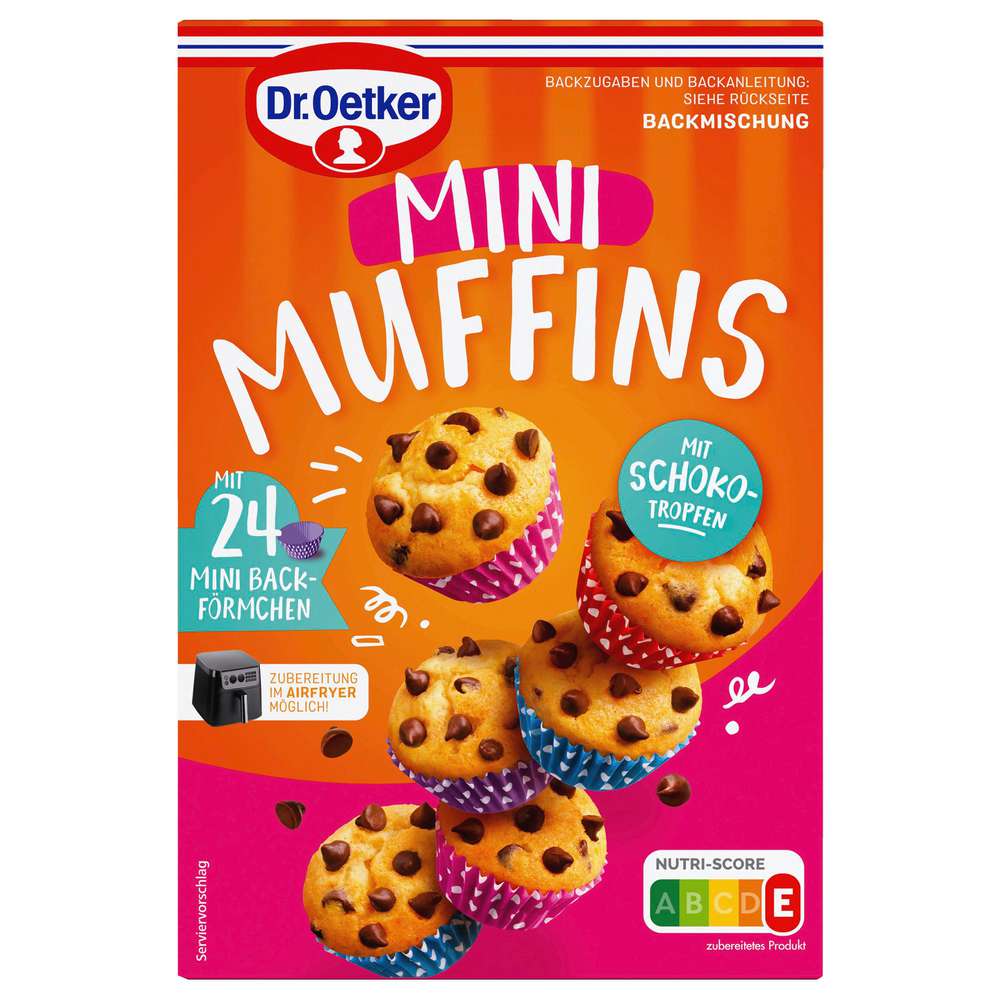 Produktabbildung Dr. Oetker Backmischung Mini Muffins