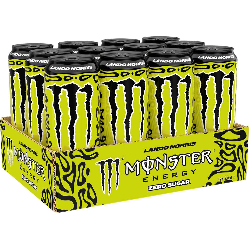 Produktabbildung Monster Energy Drink, Lando Norris (12x 0,500 Liter)