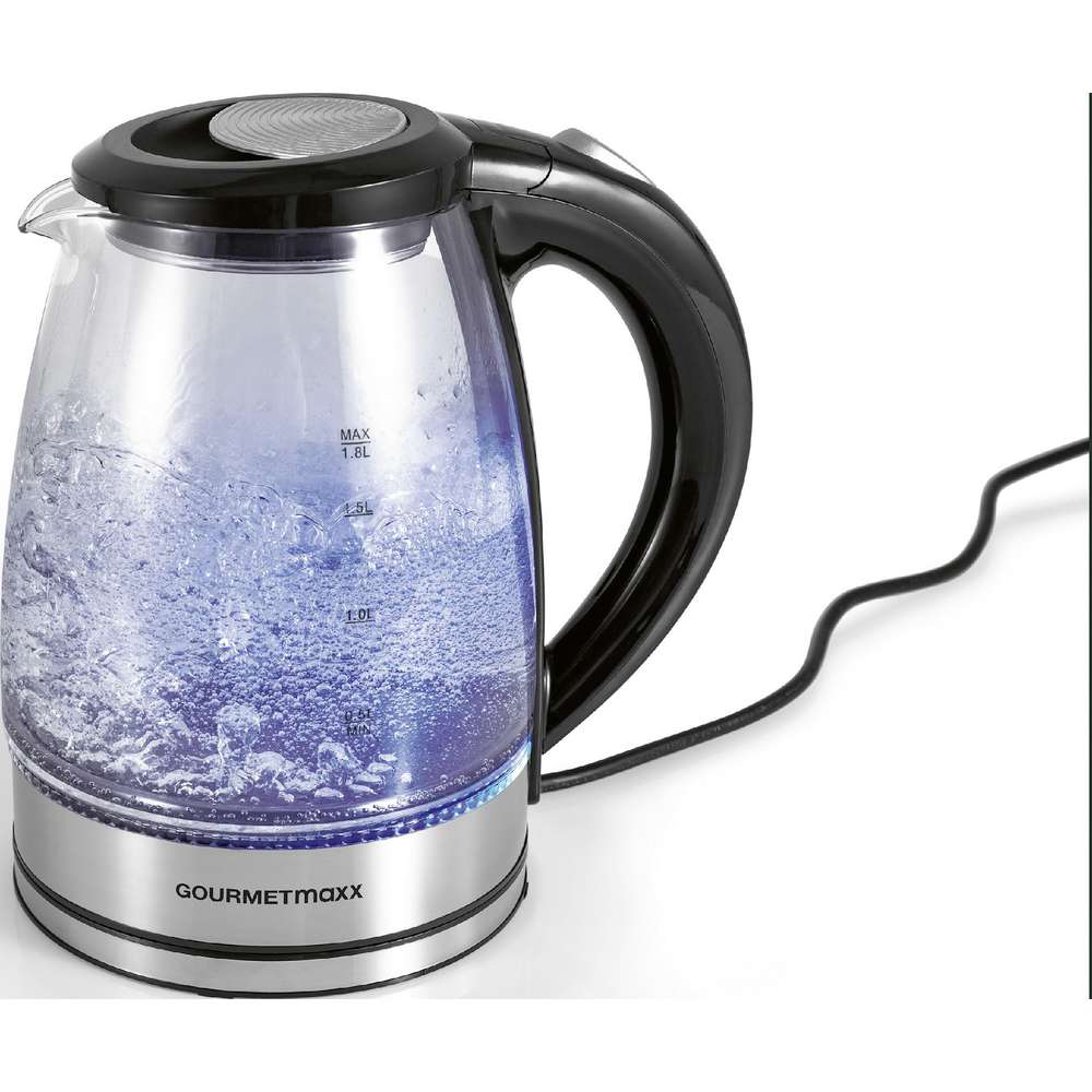 Produktabbildung GOURMETmaxx Glas-Wasserkocher 1,8 Liter