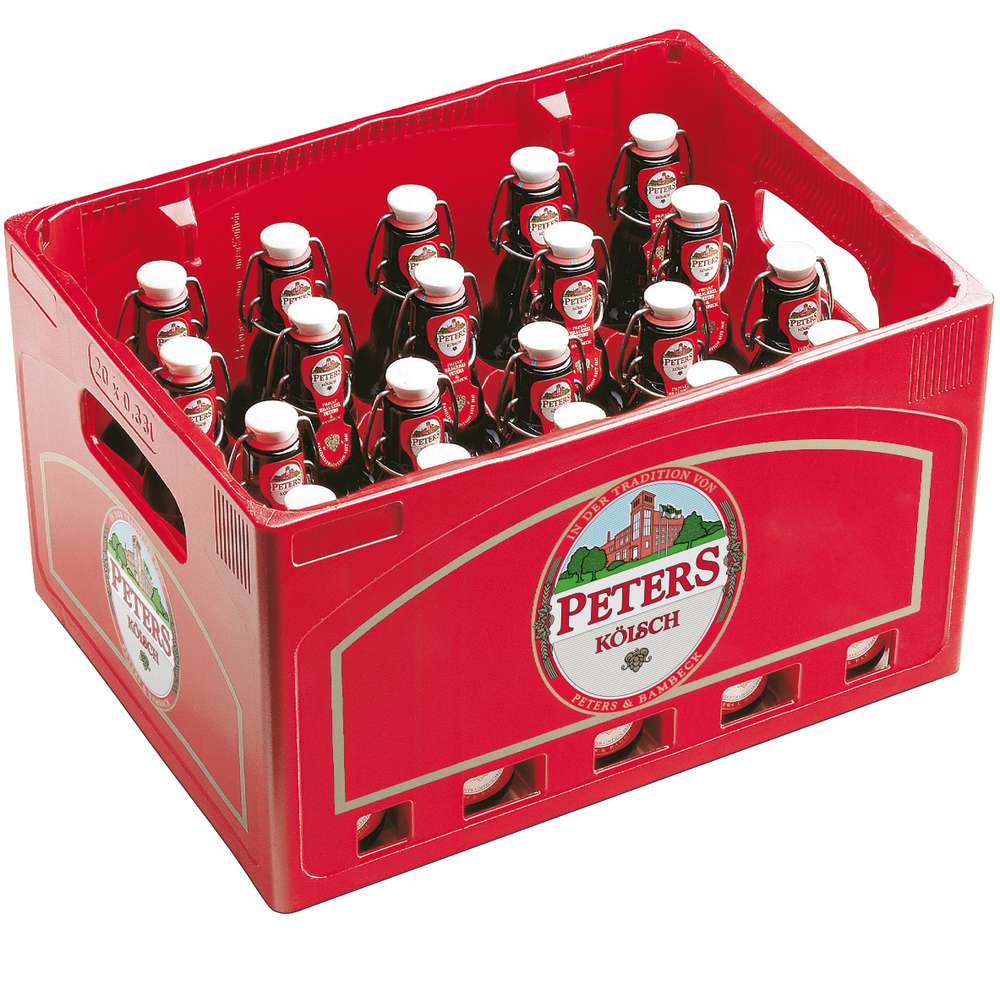 Produktabbildung Peters Kölsch Bier 4,8% (20x 0,330 Liter)