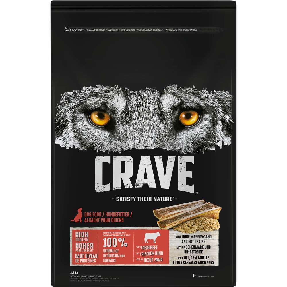 Produktabbildung Crave Hunde-Trockenfutter, Rind