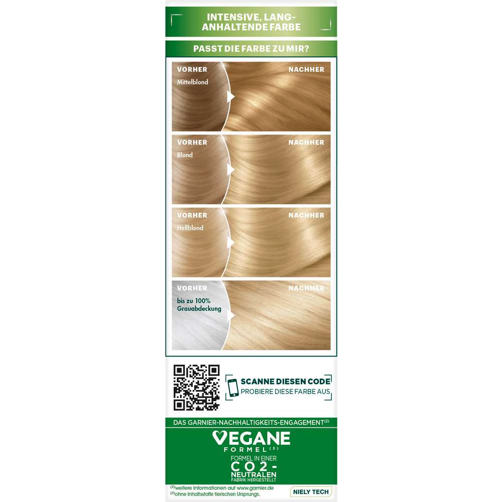 Produktabbildung Garnier Haarfarbe-Creme Nutrisse, 90 Hellblond