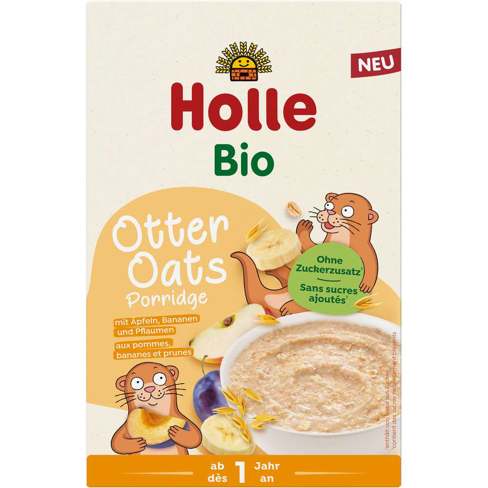 Produktabbildung Holle Bio-Porridge Otter Oats