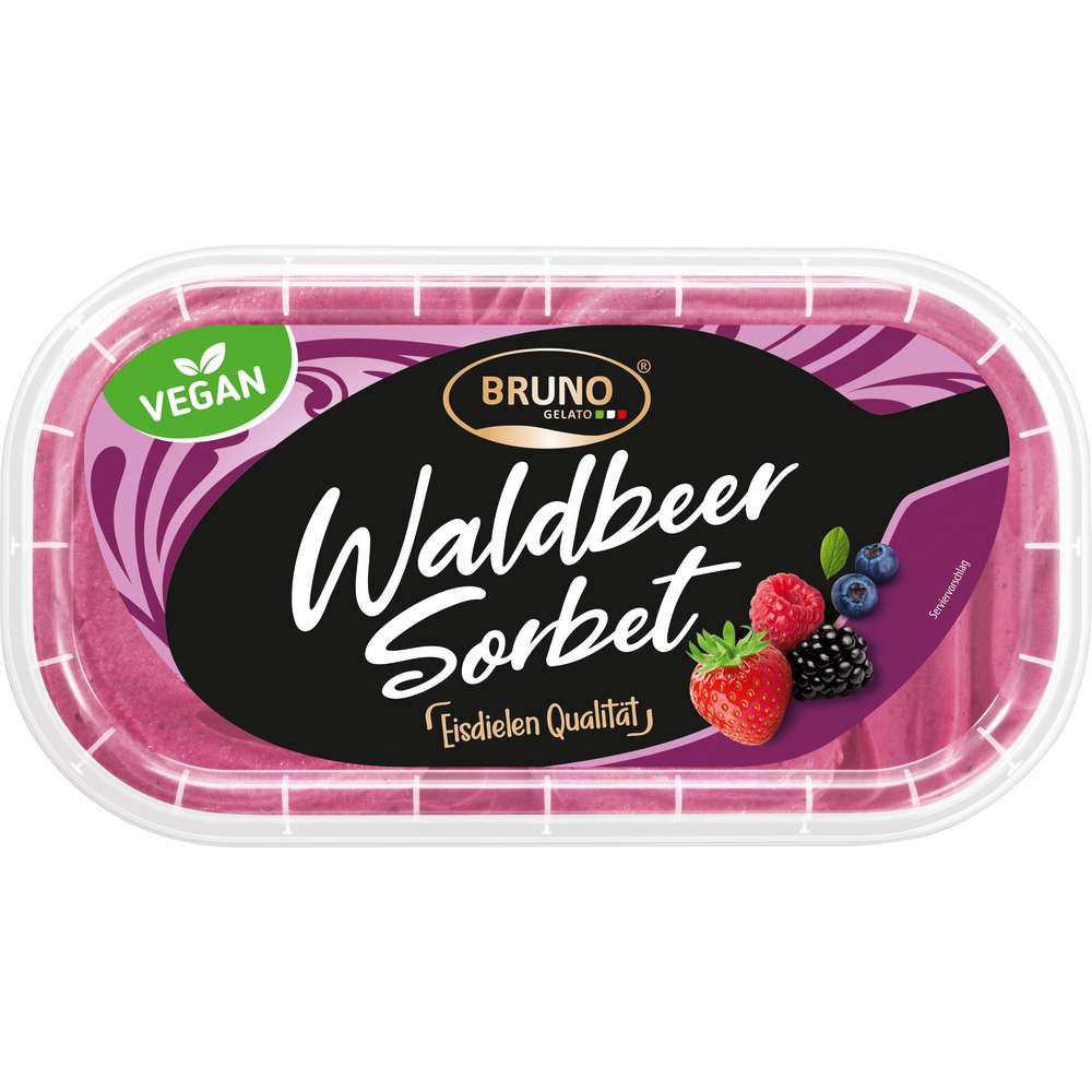 Produktabbildung Bruno Gelato Eis, Waldbeer Sorbet