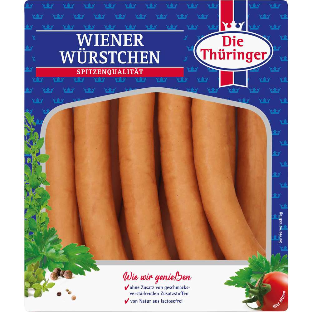 Produktabbildung Die Thüringer Wiener Würstchen