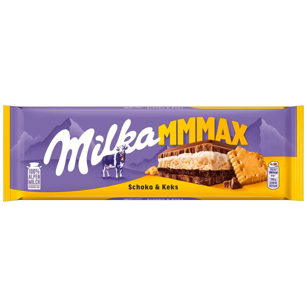 Produktabbildung Milka Tafelschokolade, Schoko & Keks