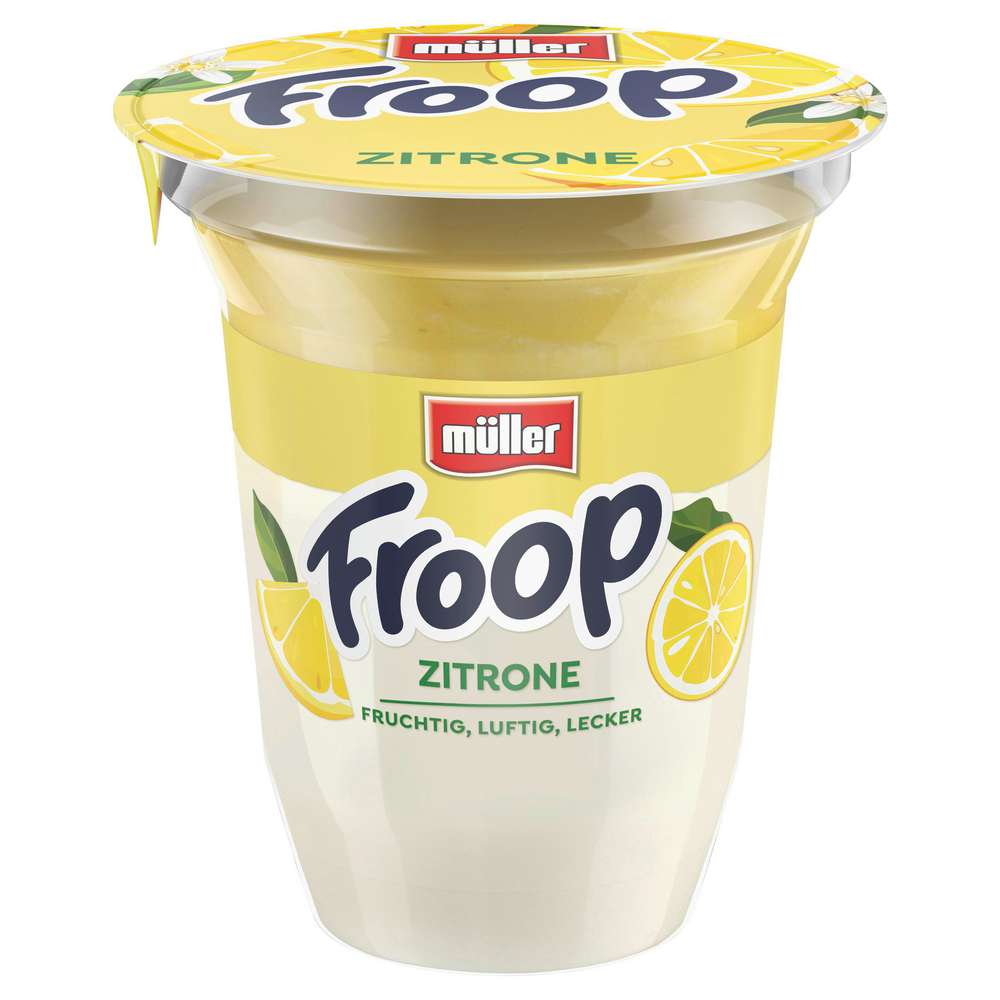 Produktabbildung Müller Froop Joghurt, Zitrone