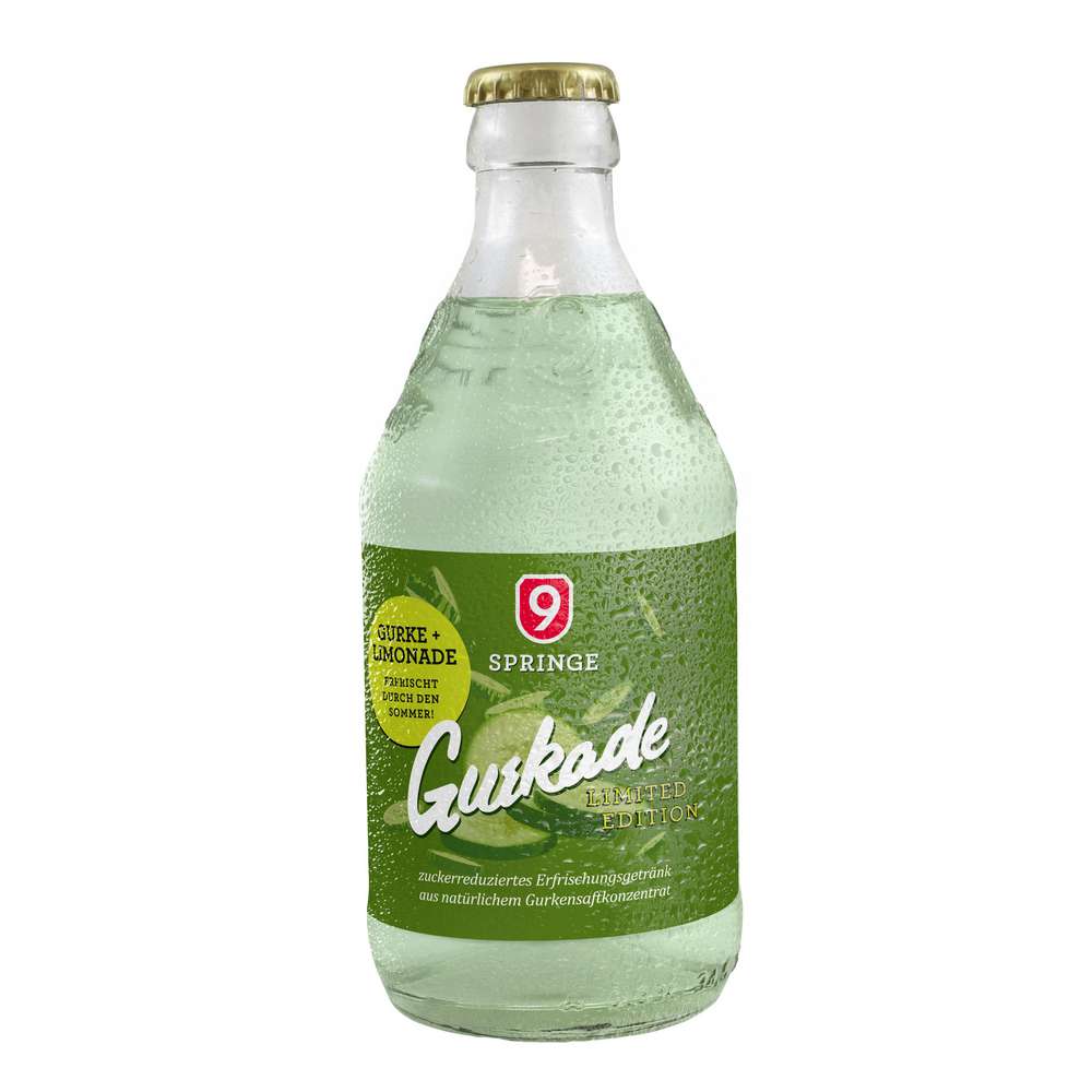 Produktabbildung Neunspringer Gurkenerfrischungsgetränk, Gurke + Limonade