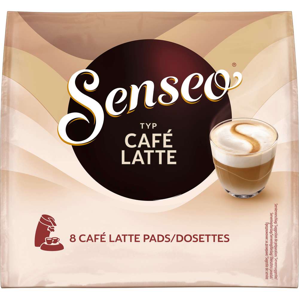Produktabbildung Senseo Kaffeepads, Cafe Latte