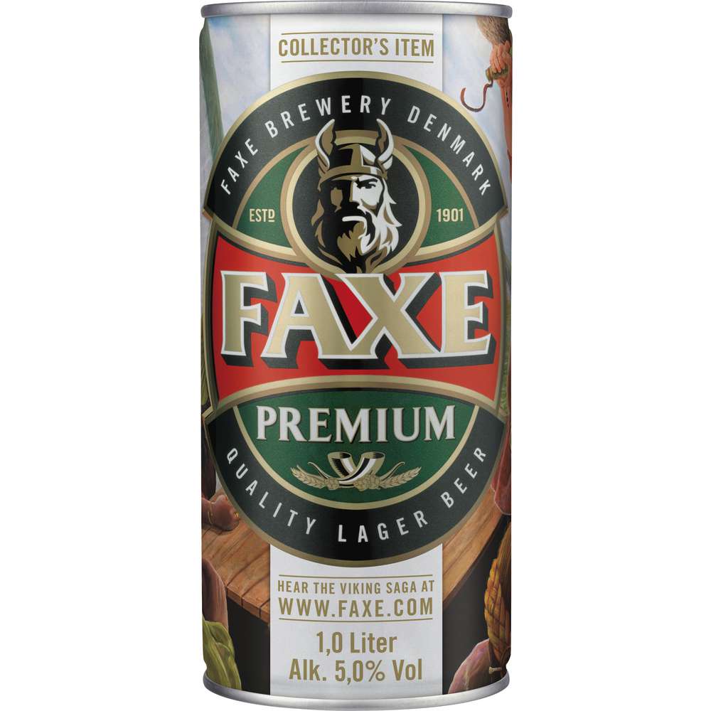 Produktabbildung Faxe Premium Lagerbier 5%