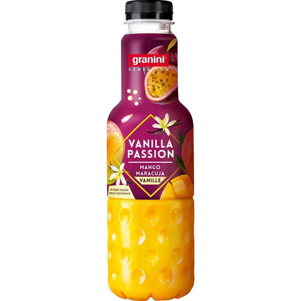 Produktabbildung Granini Fruchtsaftgetränk Vanilla Passion, Mango-Maracuja-Vanille