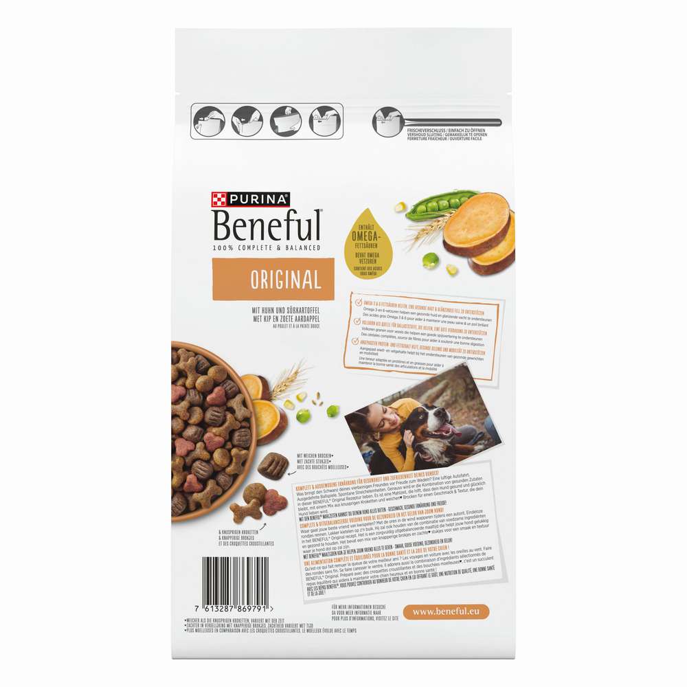 Produktabbildung Purina Hunde-Trockenfutter, Original Huhn/Süßkartoffel