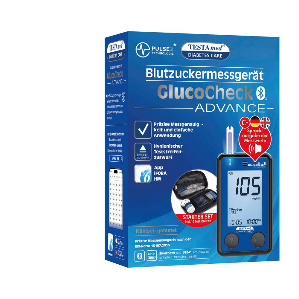 Produktabbildung Testamed Blutzuckermessgerät