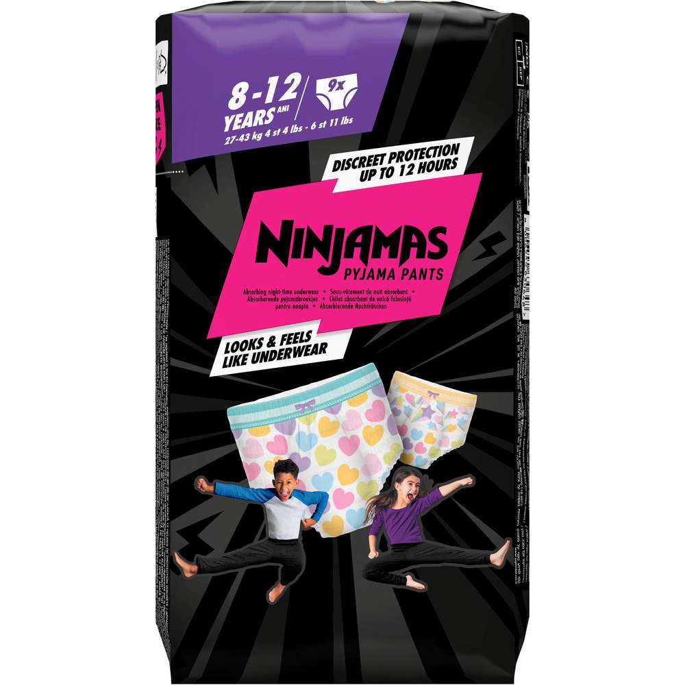 Produktabbildung Pampers Ninjamas Pants für Mädchen 8-12 Jahre