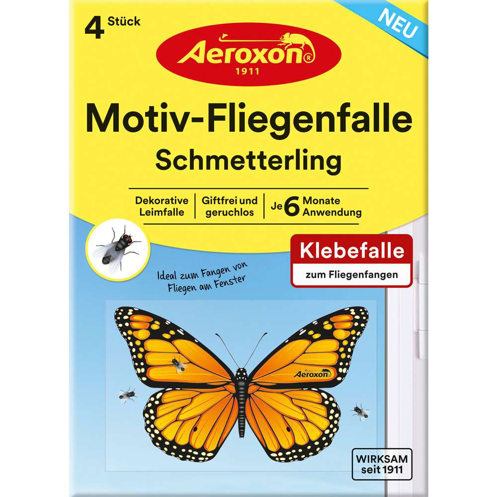 Produktabbildung Aeroxon Motivfliegenfalle, Schmetterling