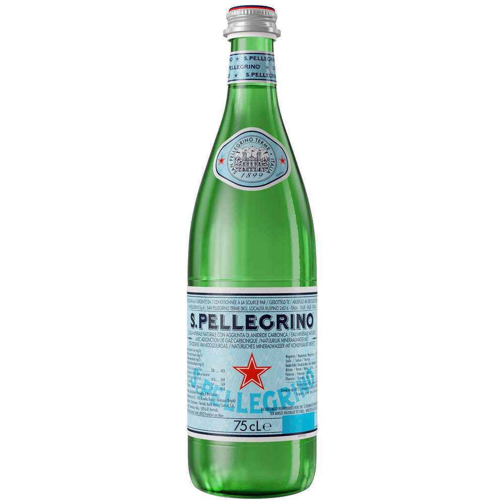 Produktabbildung San Pellegrino Mineralwasser mit Kohlensäure, 16 x 0,75l