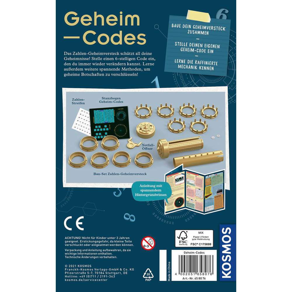 Produktabbildung Kosmos Mitbringexperiment Geheim Codes