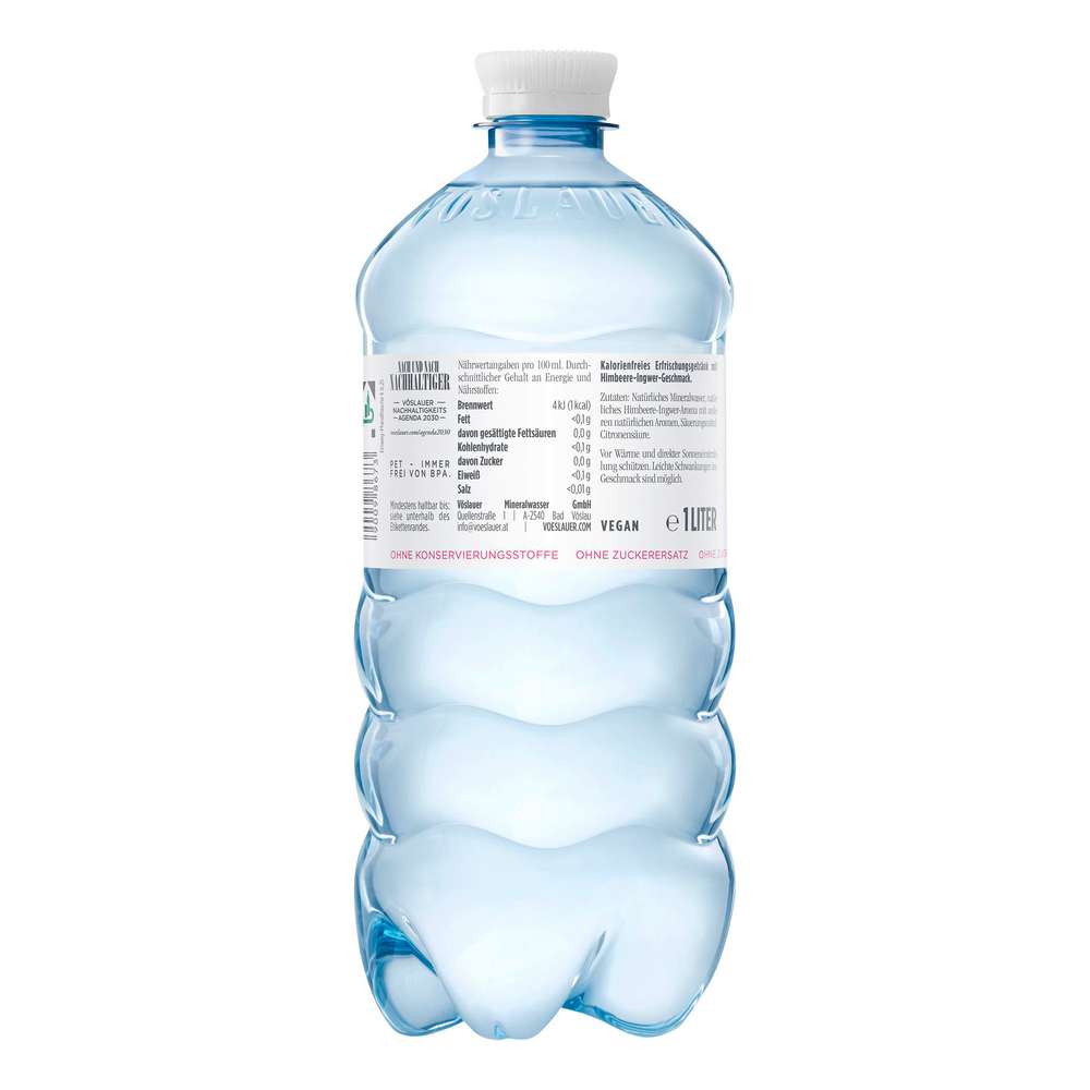 Produktabbildung Vöslauer Wasser mit Geschmack, Himbeere-Ingwer
