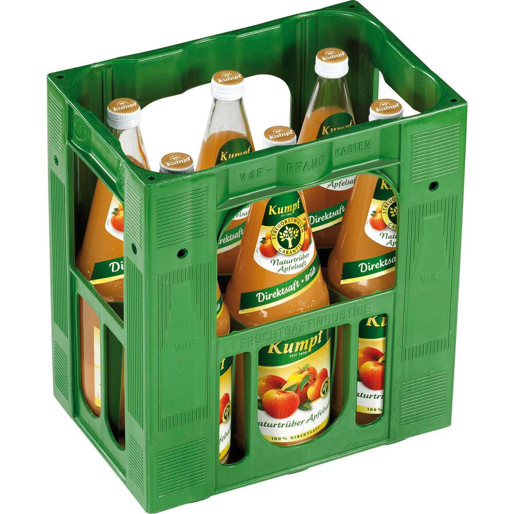 Produktabbildung Kumpf Apfelsaft, naturtrüb (6x 1,000 Liter)