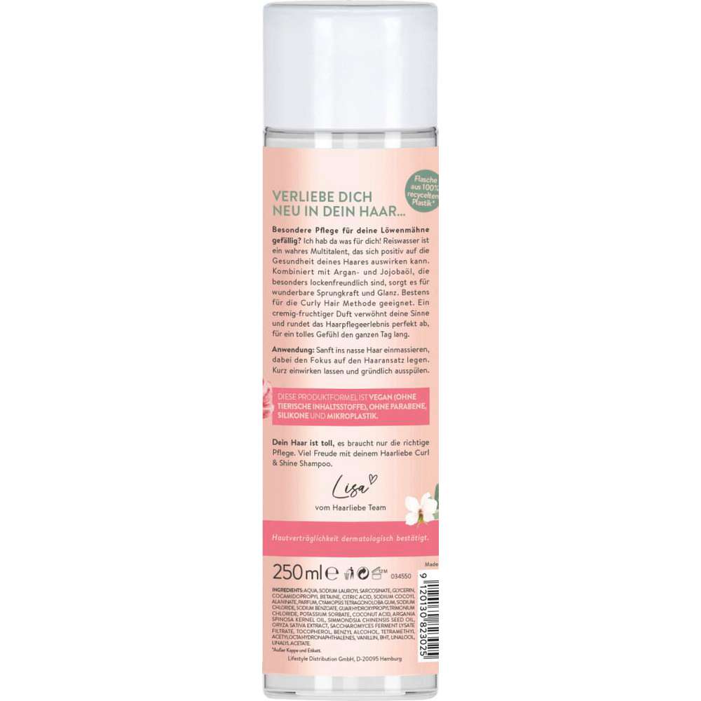 Produktabbildung Haarliebe Shampoo, Curl & Shine
