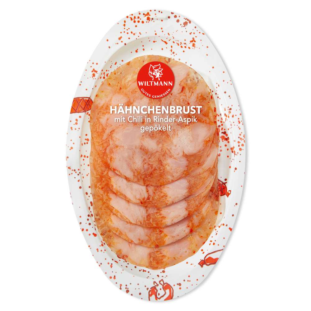 Produktabbildung Wiltmann Hähnchenbrust Gourmet-Aspik, Chili süß-sauer