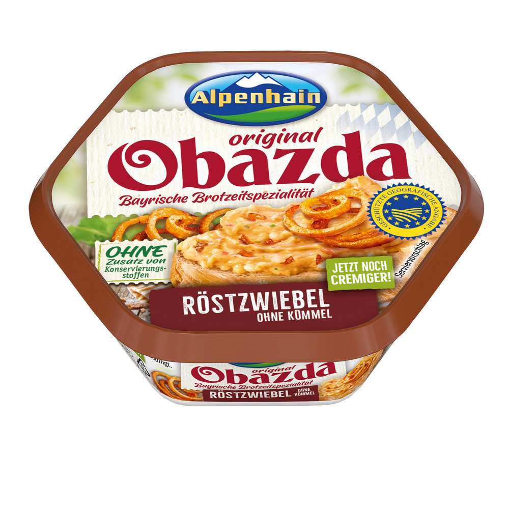 Produktabbildung Alpenhain Obazda Röstzwiebel