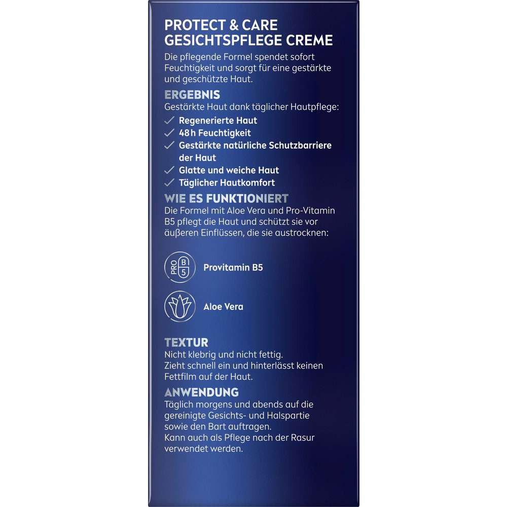 Produktabbildung Nivea Gesichtspflegecreme Men, Protect & Care