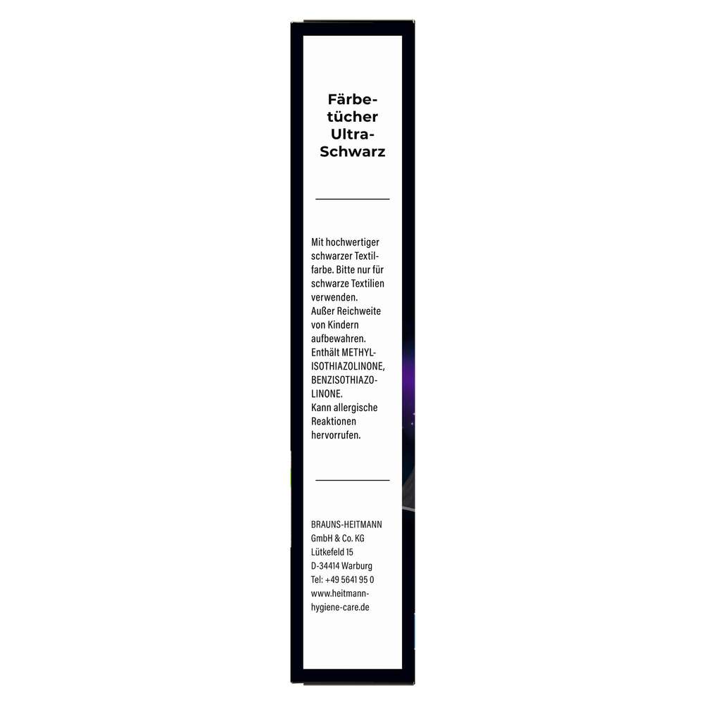 Produktabbildung Heitmann Färbetücher, Ultra-Schwarz