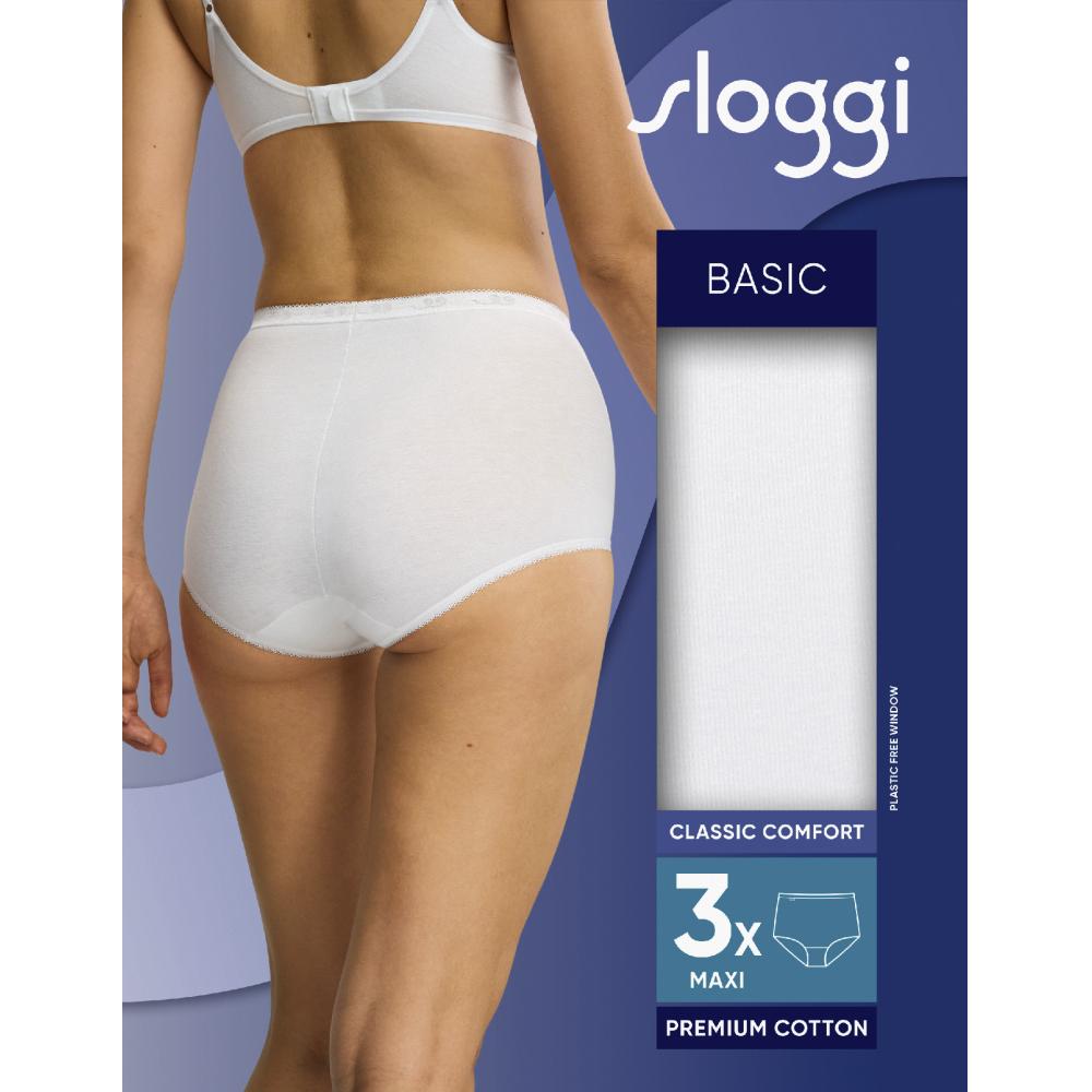 Produktabbildung keine Marke Damen-Midi- oder -Maxi-Slips, je 3er-Pack