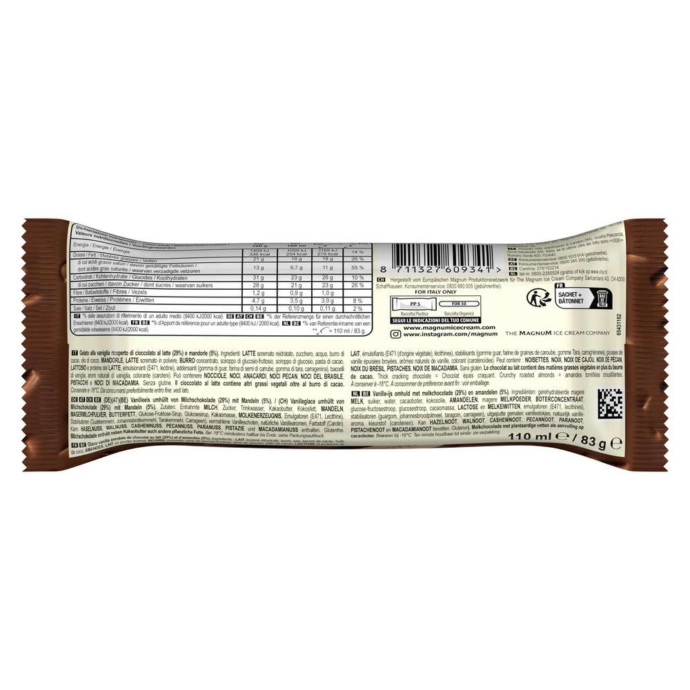 Produktabbildung Magnum Stiel-Eis, Mandel