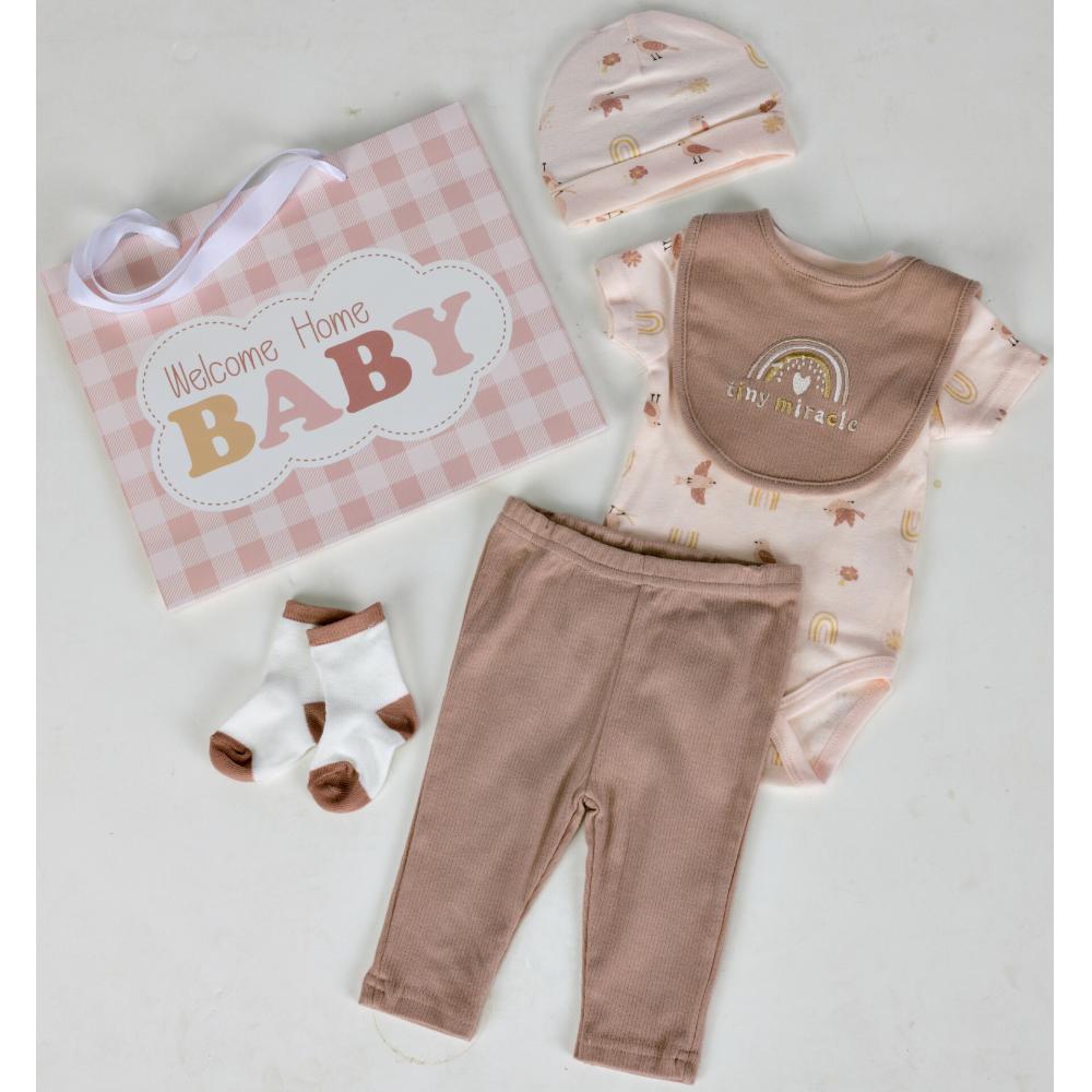 Produktabbildung keine Marke Baby-Geschenk-Set, je 5-teiliges Set