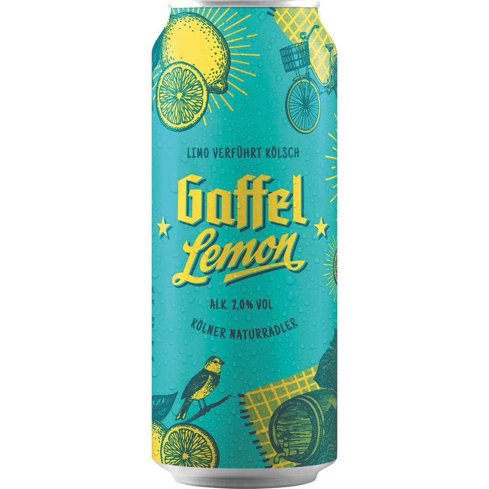 Produktabbildung Gaffel Lemon, Kölner Naturradler 2 %