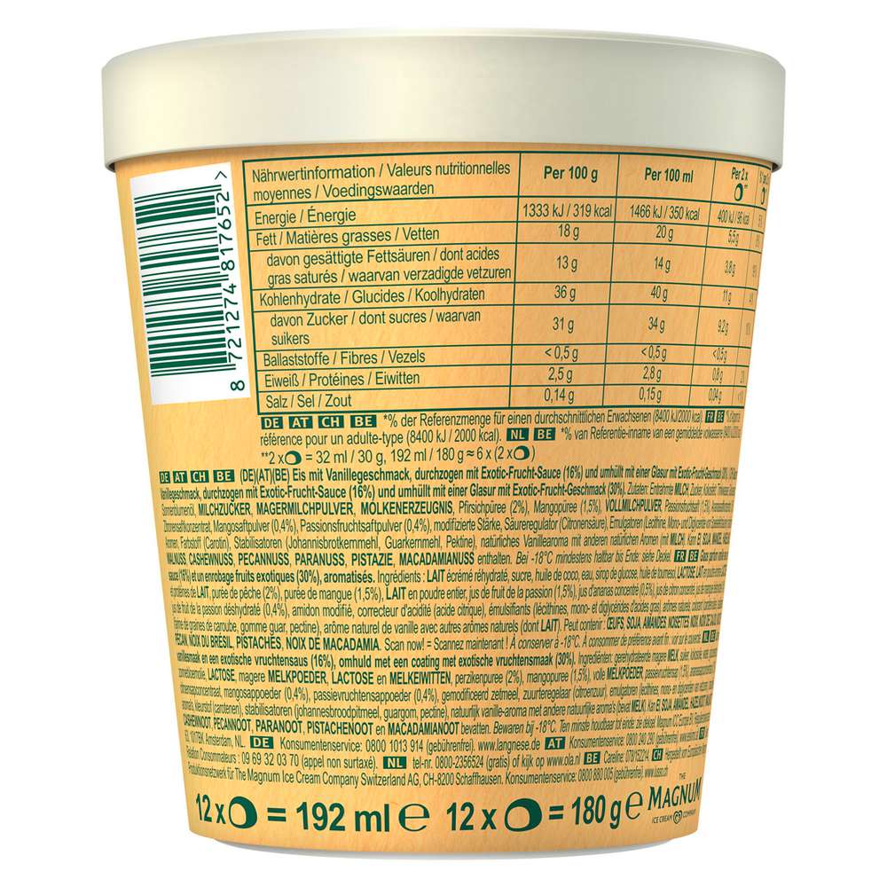 Produktabbildung Langnese Eis, Solero bonbon Exotic