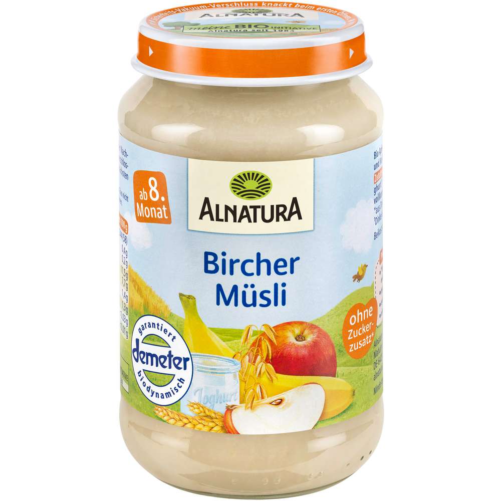 Produktabbildung Alnatura Babynahrung Bircher-Müsli, ab 8. Monat