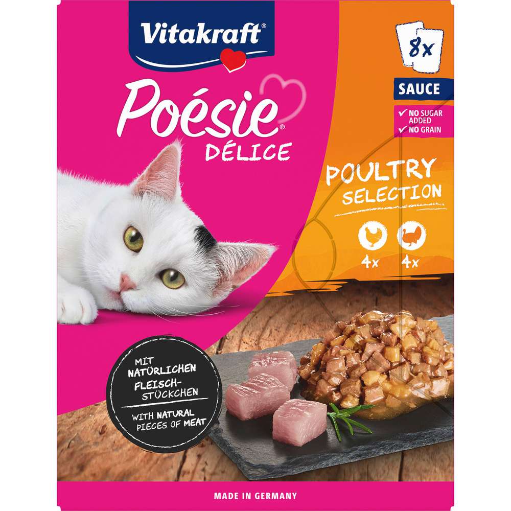 Produktabbildung Vitakraft Katzen-Nassfutter Poesie Delice, Huhn/Pute