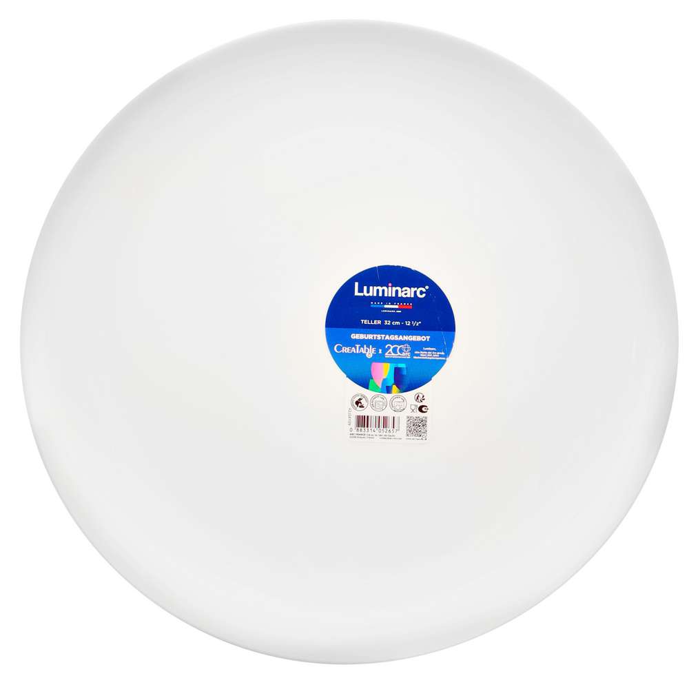 Produktabbildung CreaTable Pizzateller 32 cm, Italien Party Weiß