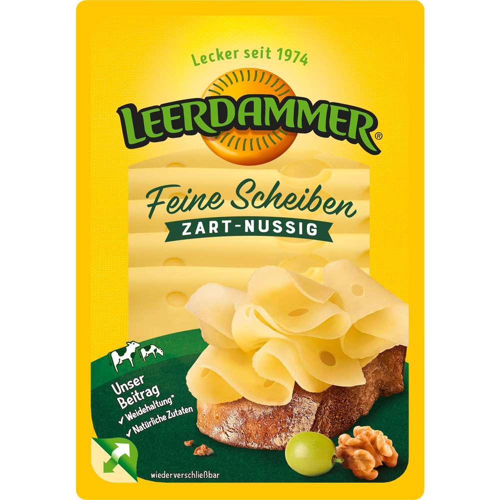 Produktabbildung Leerdammer Käsescheiben, zart-nussig
