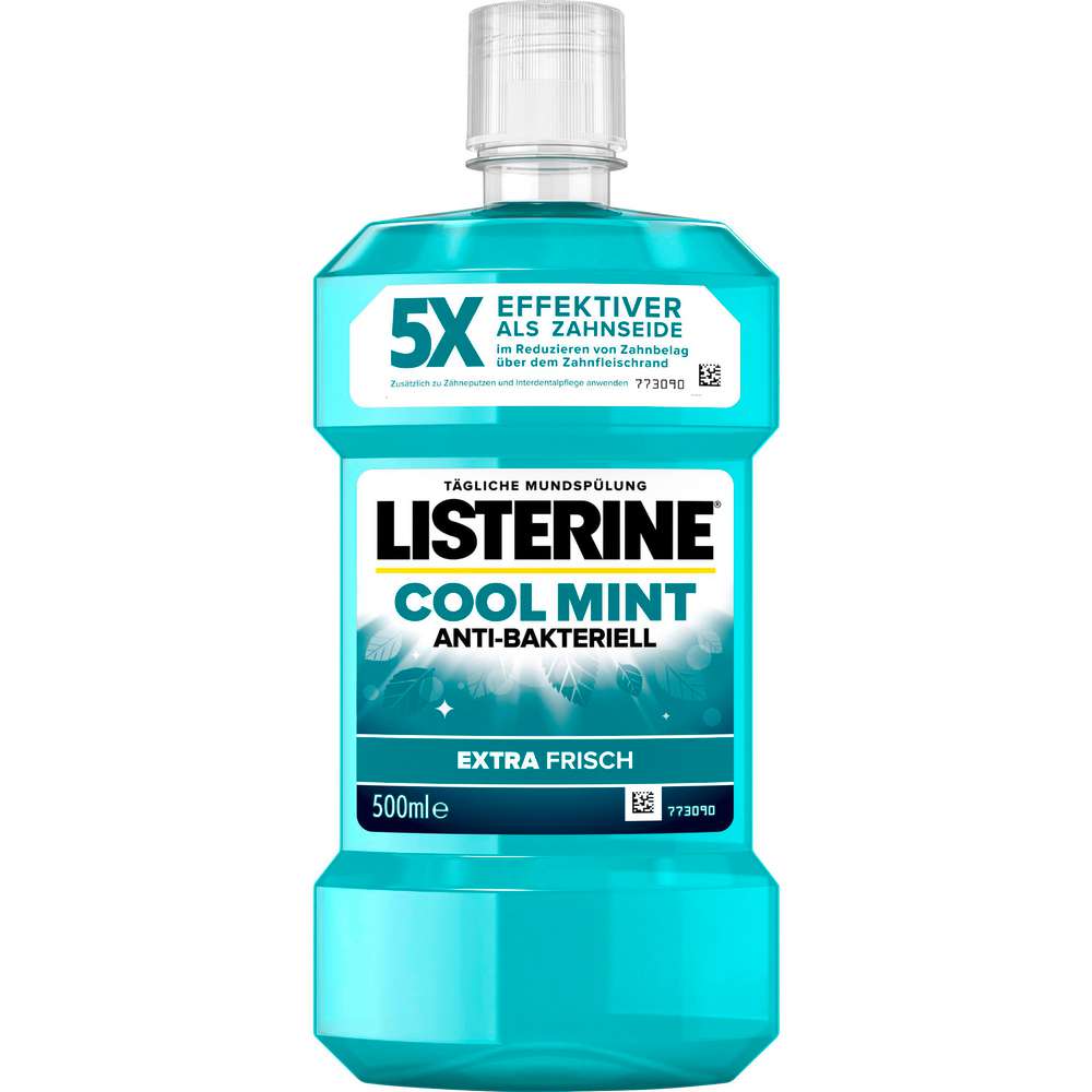 Produktabbildung Listerine Mundspülung Cool Mint, Anti-Bakteriell